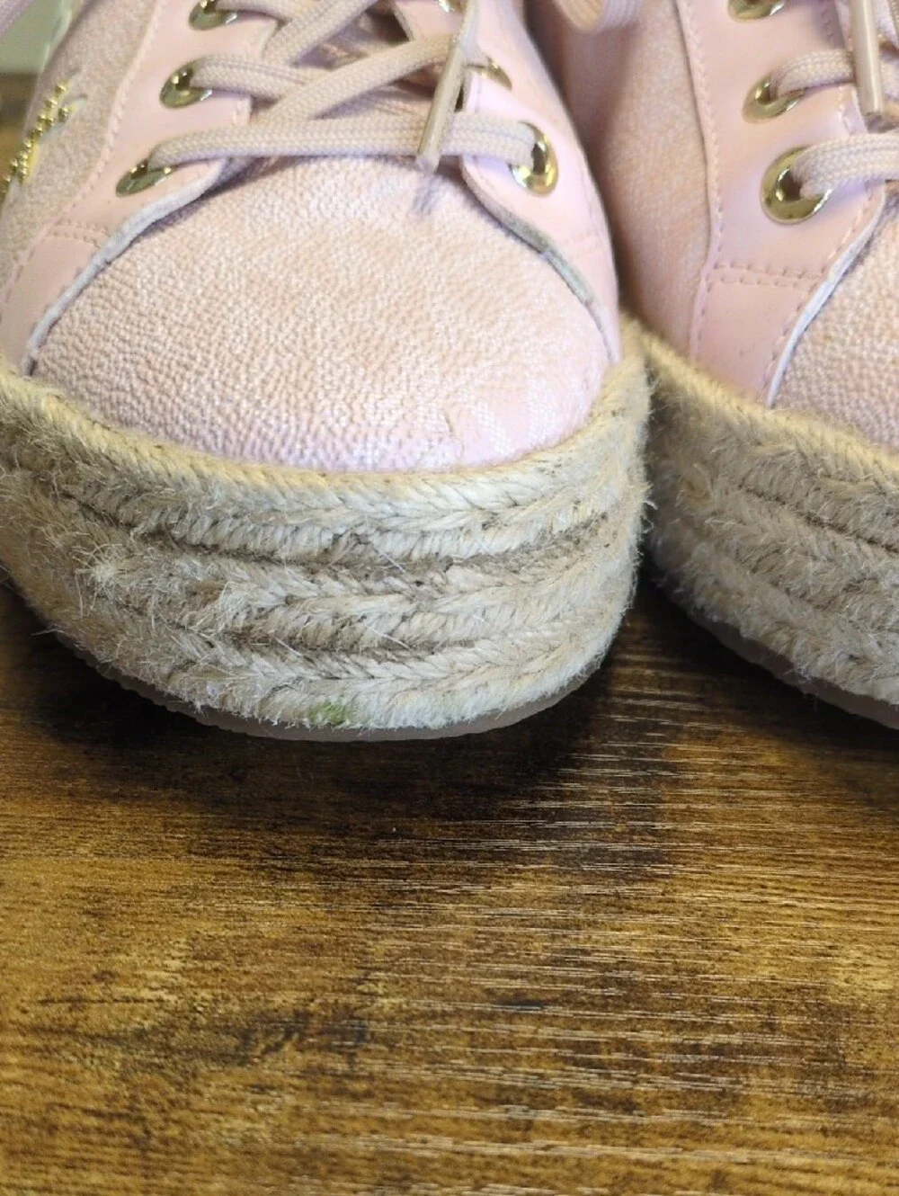 Michael Kors Light Pink 'Hotel Kors' Espadrille Sneaker/8M